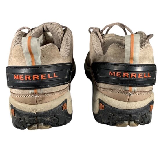 Merrell Sport Low Taupe Brown Leather Trail Hiking Boots Womens Sz 9 Shoes READ - Picture 9 of 11